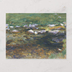 Cartão Postal John Singer Sargent - Brook e Meadow
