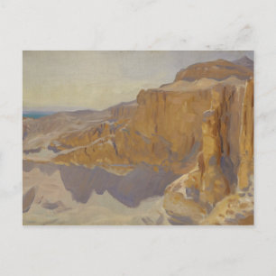 Cartão Postal John Singer Sargent - Cliff no Deir el Bahri