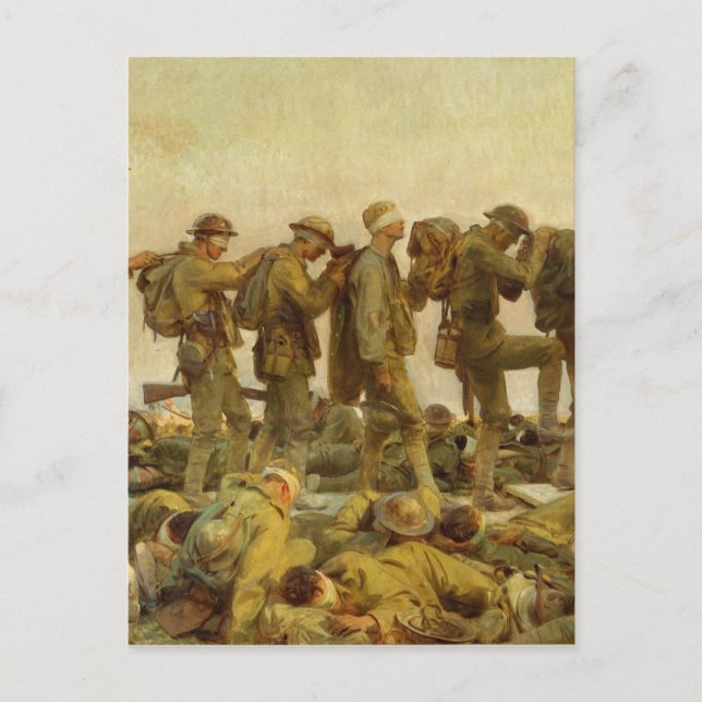 Cartão Postal John Singer Sargent - Gassed (Frente)