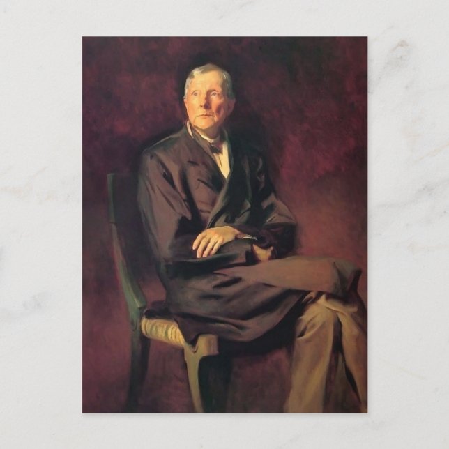 Cartão Postal John Singer Sargent- John D. Rockefeller (Frente)