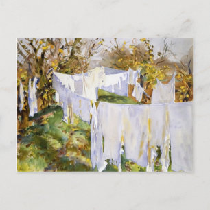 Cartão Postal John Singer Sargent: La Biancheria