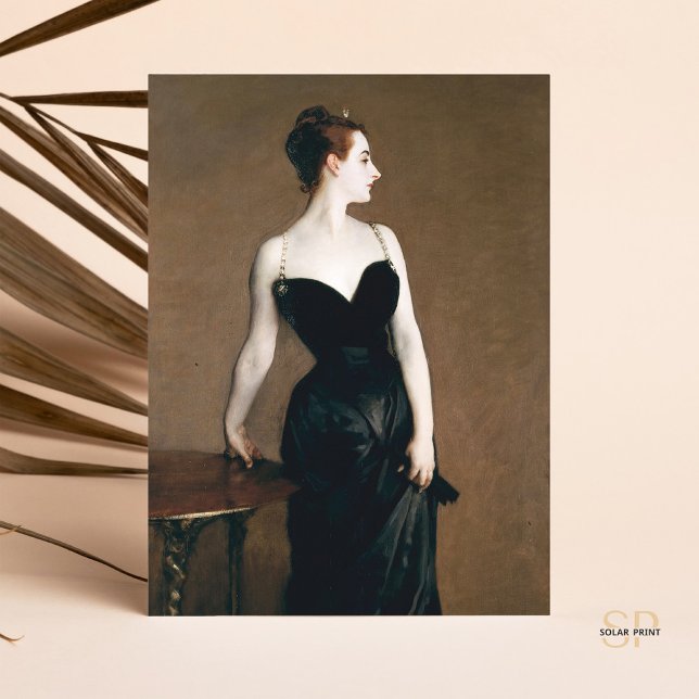 Cartão Postal John Singer Sargent Madame X Pintura Impressão (Criador carregado)