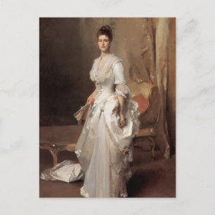 Cartão Postal John Singer Sargent- Mrs. Henry White