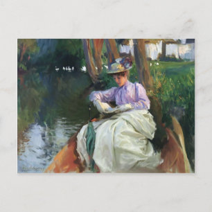Cartão Postal John Singer Sargent- Pelo rio