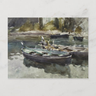 Cartão Postal John Singer Sargent - Pequenos Barcos