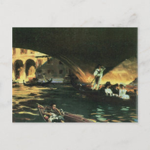 Cartão Postal John Singer Sargent - Rialto