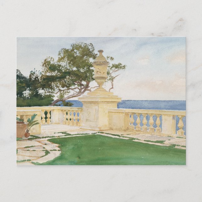 Cartão Postal John Singer Sargent - Terrace, Vizcaya (Frente)