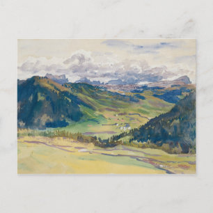 Cartão Postal John Singer Sargent - Vale Aberto, Dolomites