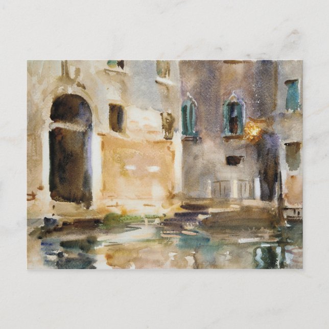 Cartão Postal John Singer Sargent - Veneza (Frente)