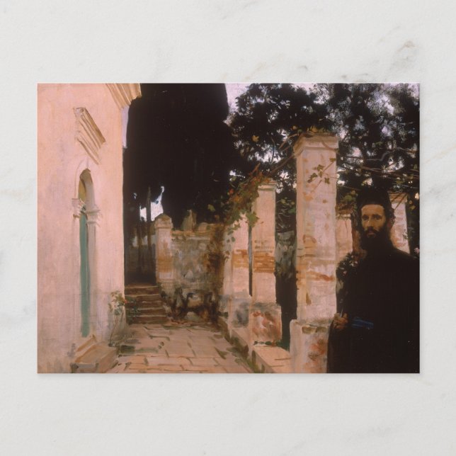 Cartão Postal John Singer Sargent - Vespers (Frente)