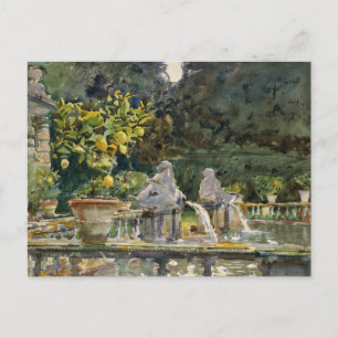 Cartão Postal John Singer Sargent - Villa di Marlia, Lucca