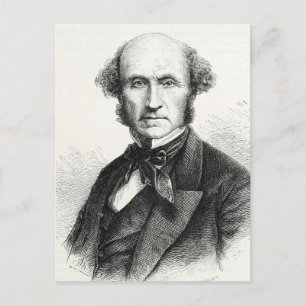 Cartão Postal John Stuart Mill Portrait