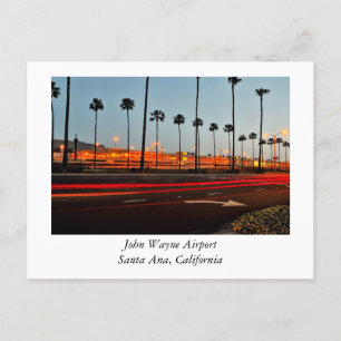 Cartão Postal John Wayne Airport Papais noeis Ana California