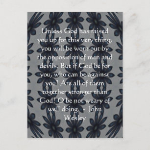 Cartão Postal John Wesley Inspiration Cote Com Um Design Incríve