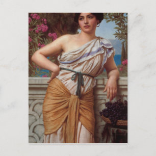 Cartão Postal John William Godward - Reverie