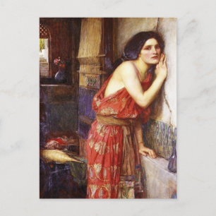 Cartão Postal John William Waterhouse (1909) "Thisbe"
