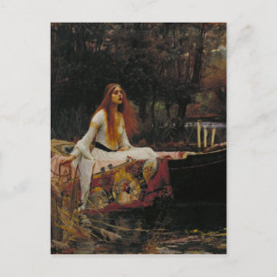 Cartão Postal John William Waterhouse - A Senhora de Shalott
