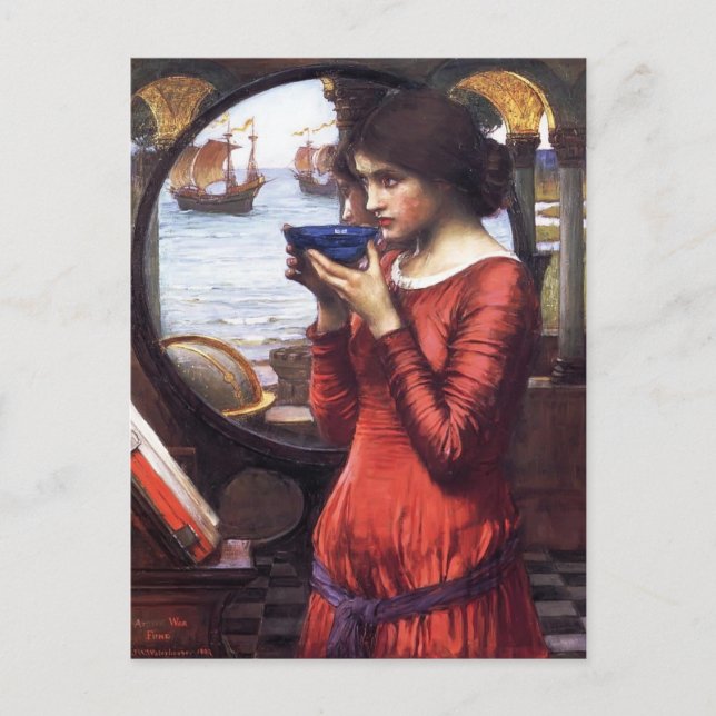 Cartão Postal John William Waterhouse- Destiny (Frente)