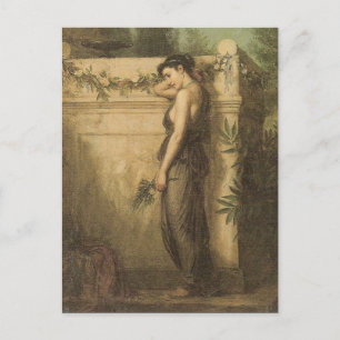 Cartão Postal John William Waterhouse Partiu, Mas Não Esqueceu