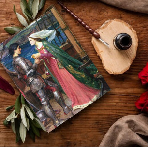 Cartão Postal John William Waterhouse Tristan e Isolde