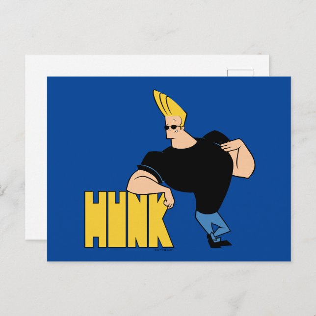 Cartão Postal Johnny Bravo - Hunk (Frente/Verso)