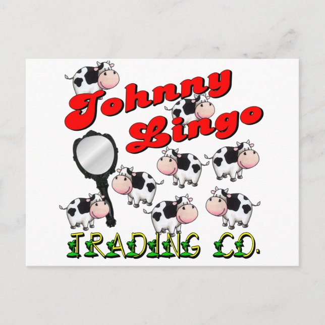 Cartão Postal Johnny Lingo Trading Co. (Frente)