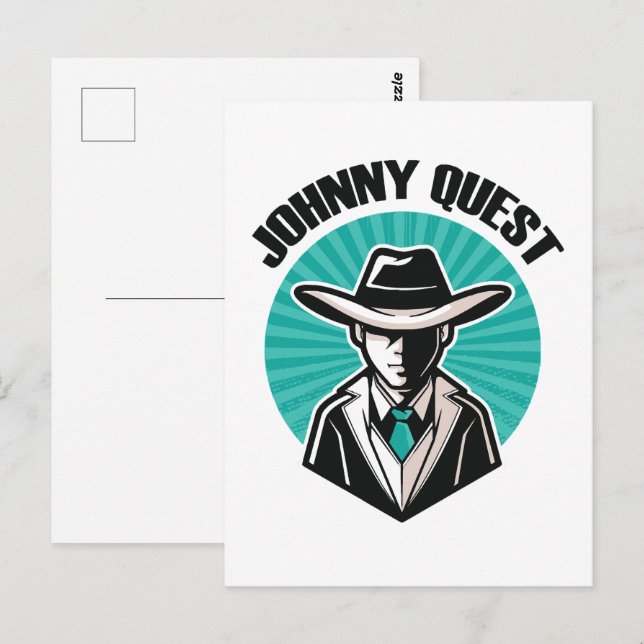 Cartão Postal Johnny Quest (Frente/Verso)