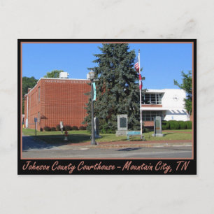 Cartão Postal Johnson County Courthouthouse - Mountain City, TN