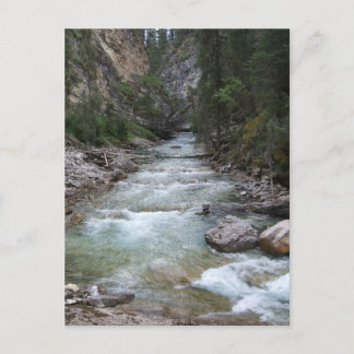 Cartão Postal Johnston Canyon Step Falls