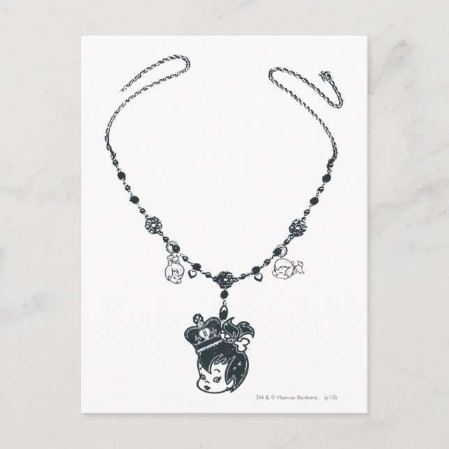 Cartão Postal Jóia real de PEBBLES™ (Frente)