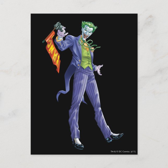 Cartão Postal Joker se posiciona (Frente)