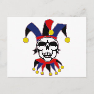 Cartão Postal Joker Skull
