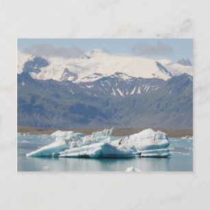 Cartão postal Jokulsarlon Islândia