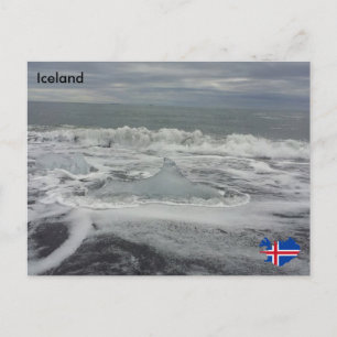 Cartão Postal Jökulsárlón, Islândia