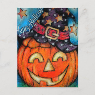 Cartão Postal Jolly Jack - Witchy Boo - Feliz Dia das Bruxas
