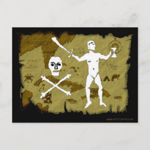 Cartão Postal Jolly Roger Map # 5