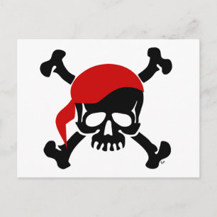 Cartão Postal Jolly Roger Postcard