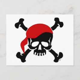 Cartão Postal Jolly Roger Postcard