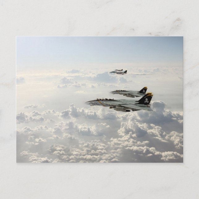 Cartão Postal Jolly Rogers (Frente)