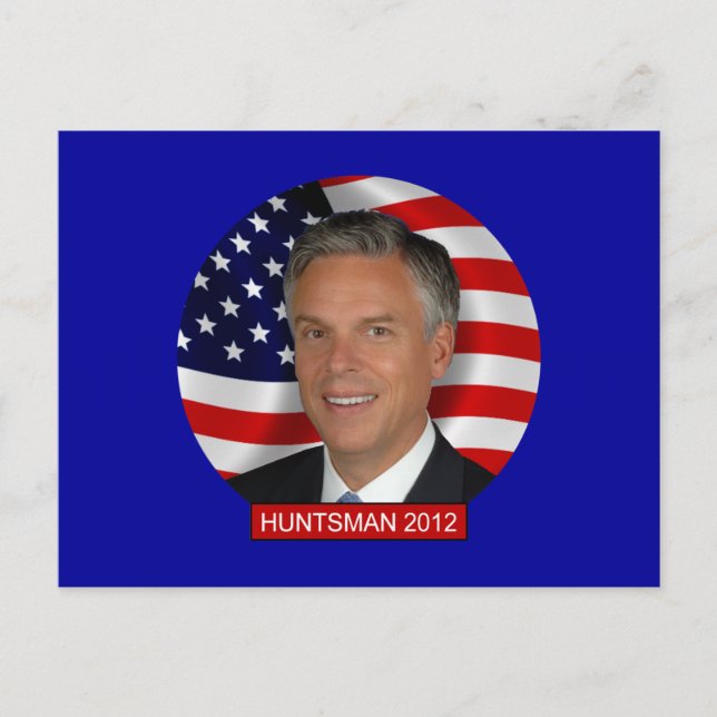 Cartão Postal Jon Huntsman 2012 (Frente)