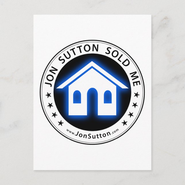 Cartão Postal Jon Sutton me vendeu (Frente)