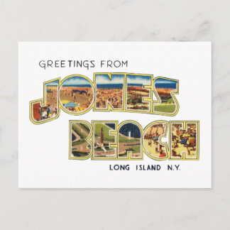 Cartão Postal Jones Beach Long Island New York