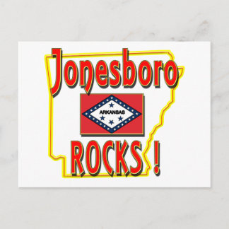 Cartão Postal Jonesboro Rocks! (vermelho)