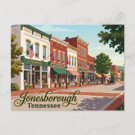 Cartão Postal Jonesborough Histórico EUA