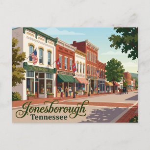 Cartão Postal Jonesborough Histórico EUA