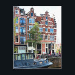 Cartão Postal Jordaan Amsterdam Prinsengracht Corner<br><div class="desc">Olá! Espero que goste desta foto que tirei! Sinta-se livre para adicionar seu próprio texto e verifique minhas compras para mais!</div>