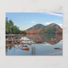Cartão Postal Jordan Pond do Parque Nacional de Acadia