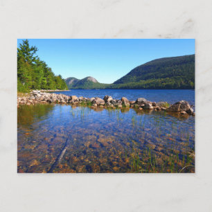 Cartão Postal Jordan Pond I no Parque Nacional de Acadia