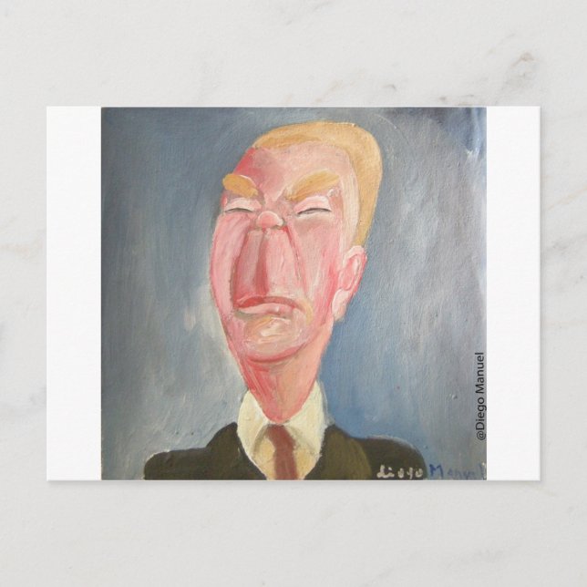 Cartão Postal Jorge Luis Borges (Frente)