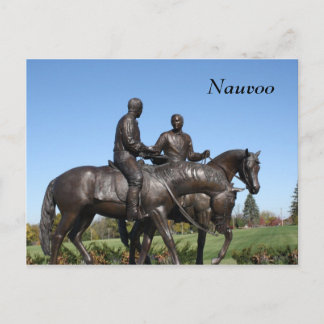 Cartão Postal Joseph e Hyrum Smith Statue